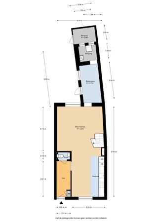 Floorplan - Rijnkade 86, 3442 EE Woerden